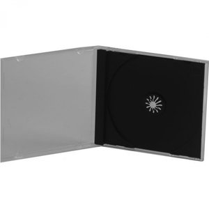CD Jewelbox mit schwarzem Tray