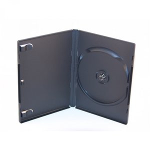 DVD-Hülle schwarz, einfache Ausführung