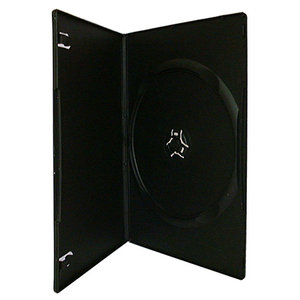 DVD-Slim Hülle schwarz, einfache Ausführung